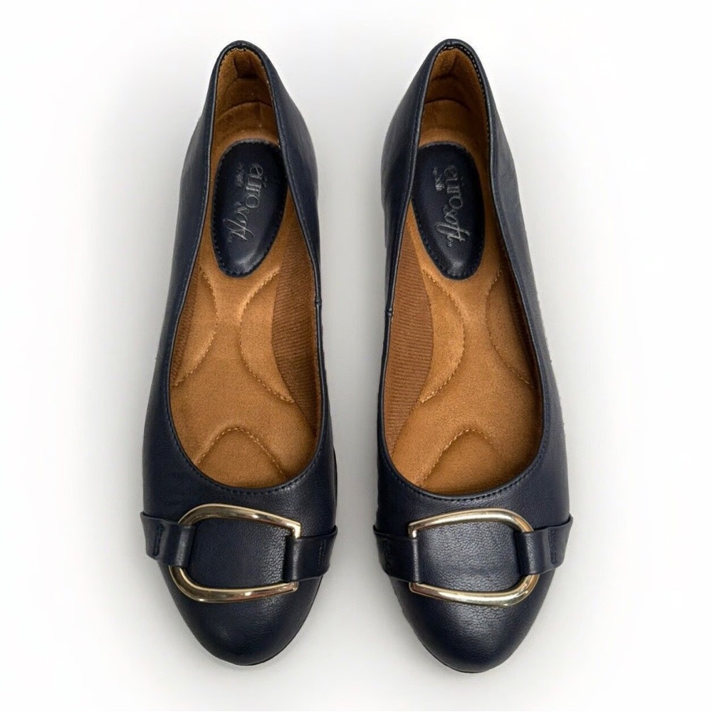 Eurosoft by Sofft Navy Blue Women’s Beverly Slip on Flats